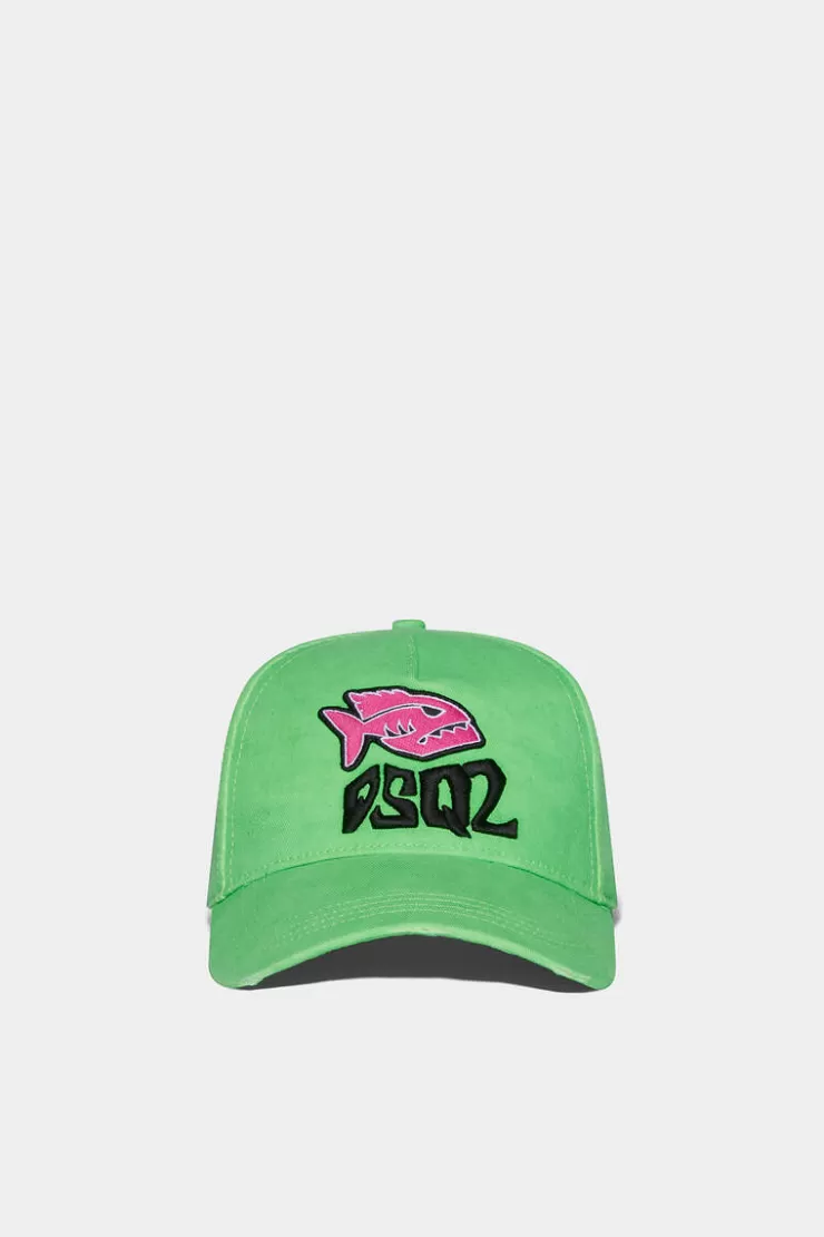 Dsquared2 Dsq2 Fluo Baseball Cap>Donna Cappelli