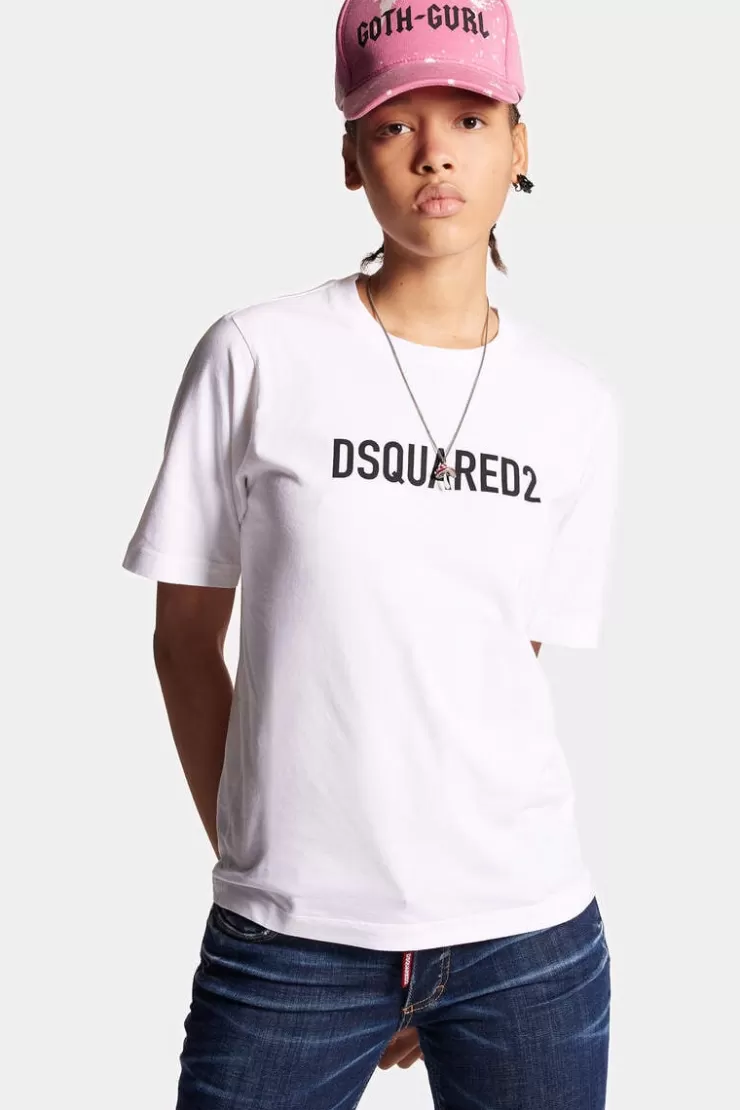 Dsquared2 Easy T-Shirt>Donna Top & T-Shirt