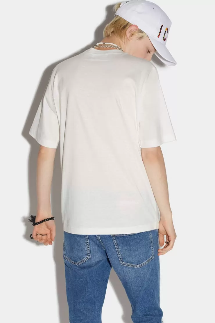 Dsquared2 Leaf Easy T-Shirt>Donna Top & T-Shirt