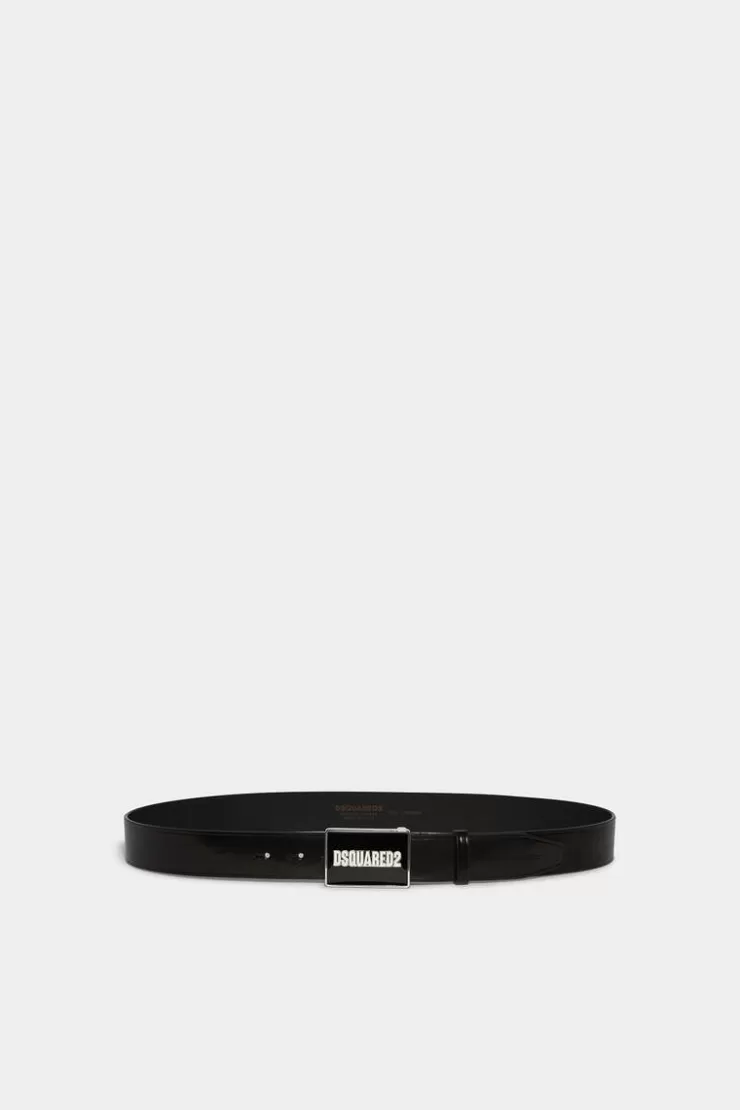 Dsquared2 Logo Plaque Belt>Uomo Cinture