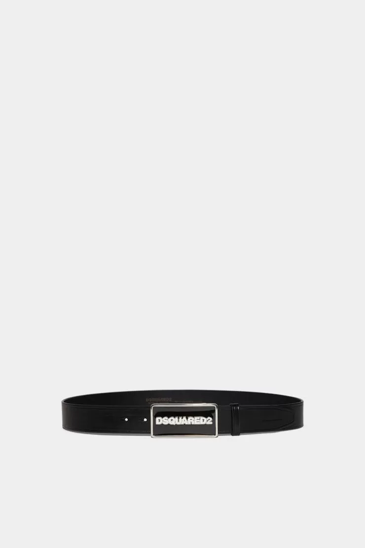 Dsquared2 Logo Plaque Belt>Uomo Cinture