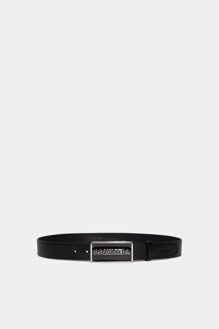 Dsquared2 Logo Plaque Belt>Uomo Cinture