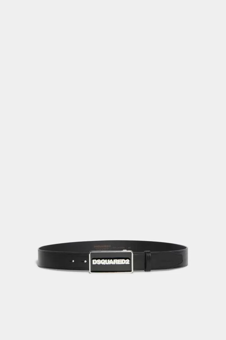 Dsquared2 Logo Plaque Belt>Uomo Cinture