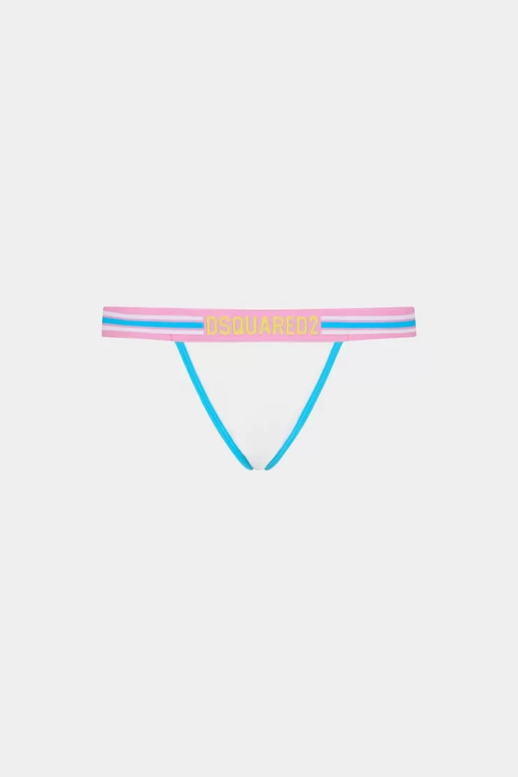 Dsquared2 Logo Thong>Donna Intimo