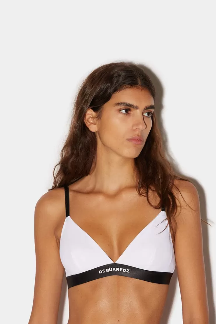 Dsquared2 Logo Triangle Bra>Donna Intimo