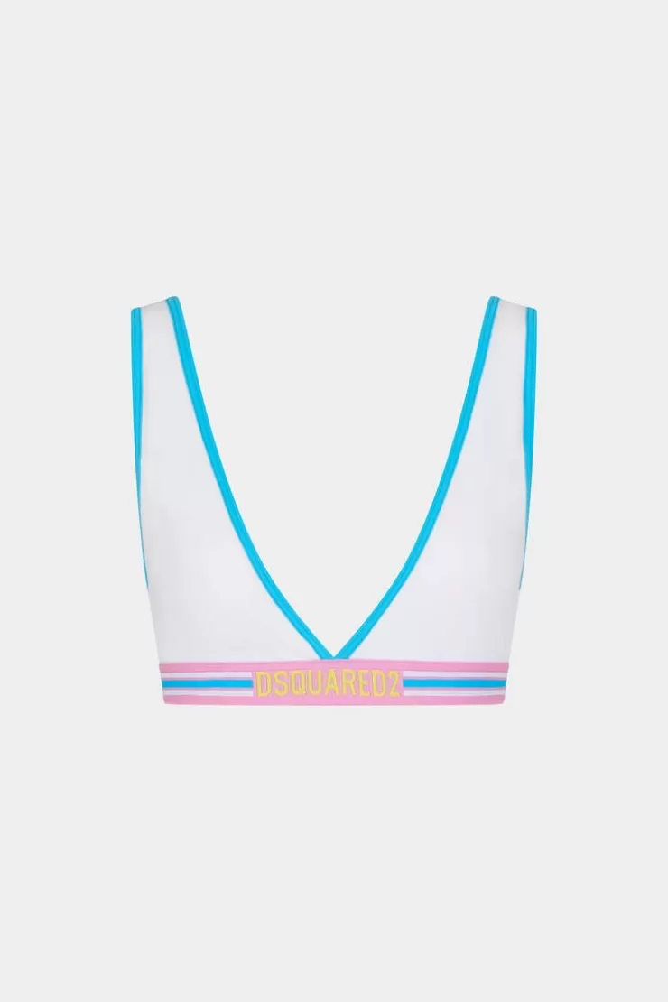 Dsquared2 Logo Triangle Bra>Donna Intimo