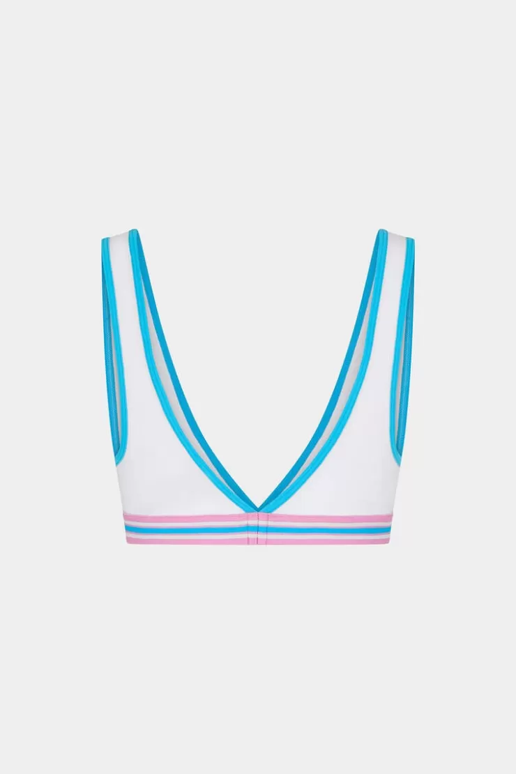 Dsquared2 Logo Triangle Bra>Donna Intimo