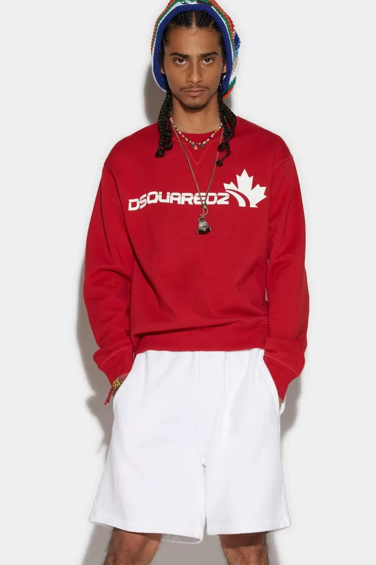 Dsquared2 Maple Cool Sweatshirt>Uomo Felpe