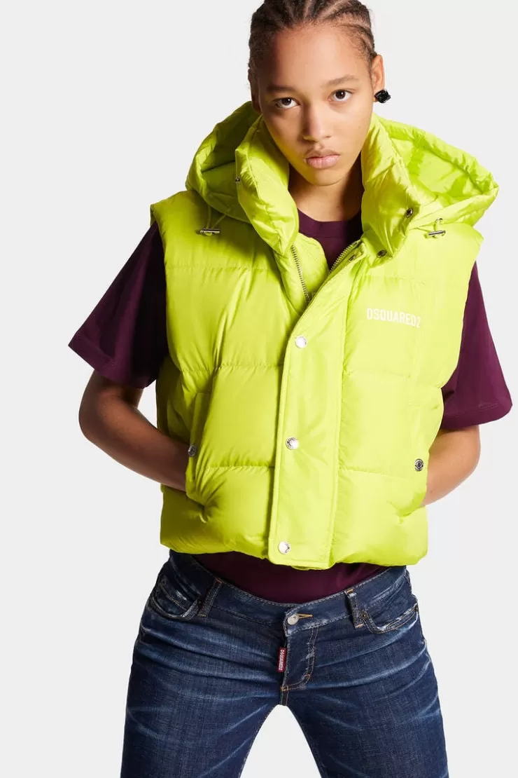 Dsquared2 Puffer Vest>Donna Cappotti & Giubbotti