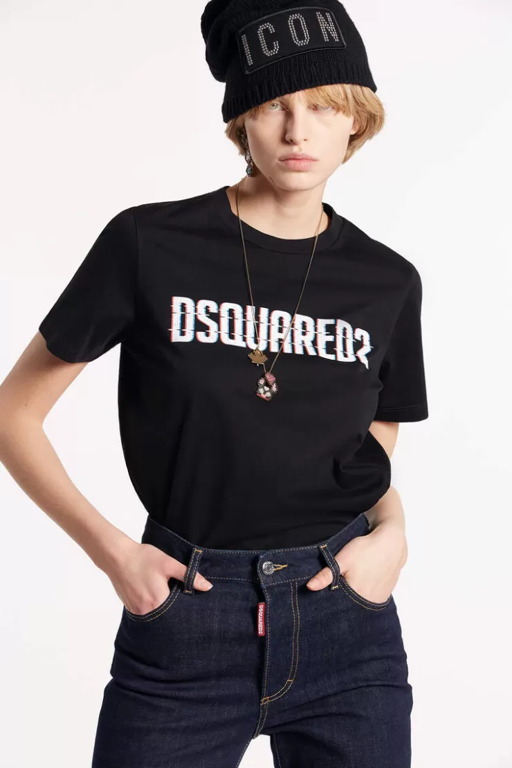 Dsquared2 Toy Boxer T-Shirt>Donna Top & T-Shirt