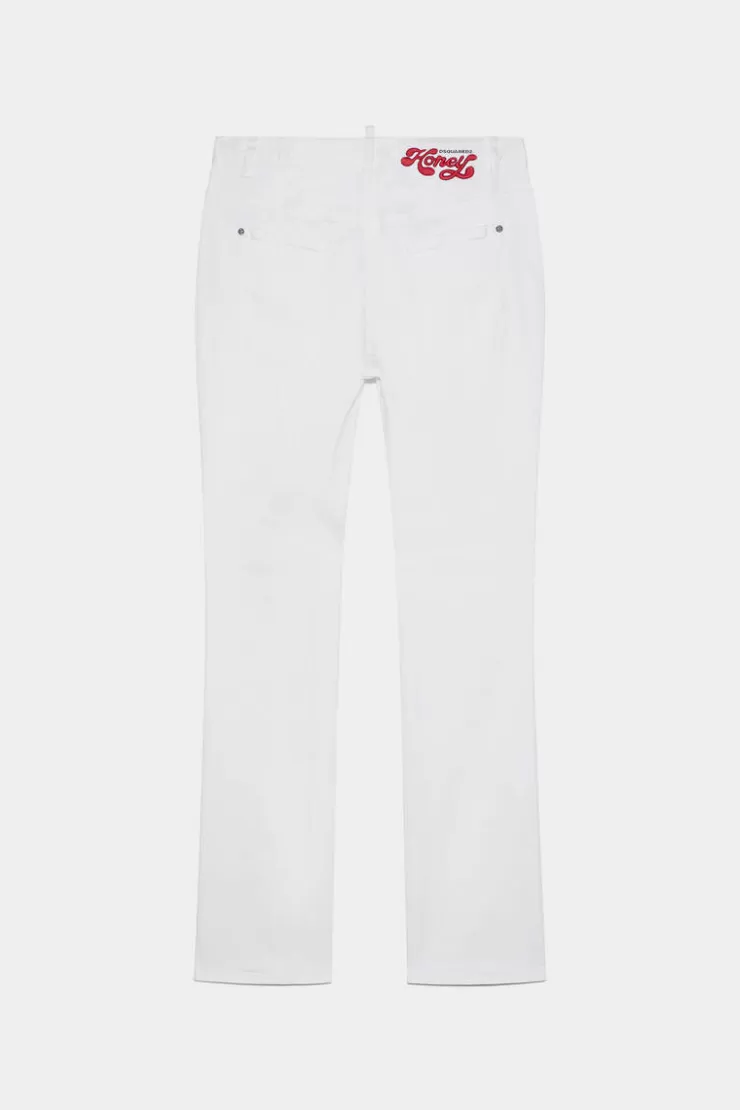 Dsquared2 Dyed Medium Waist Flare Jeans>Donna Jeans