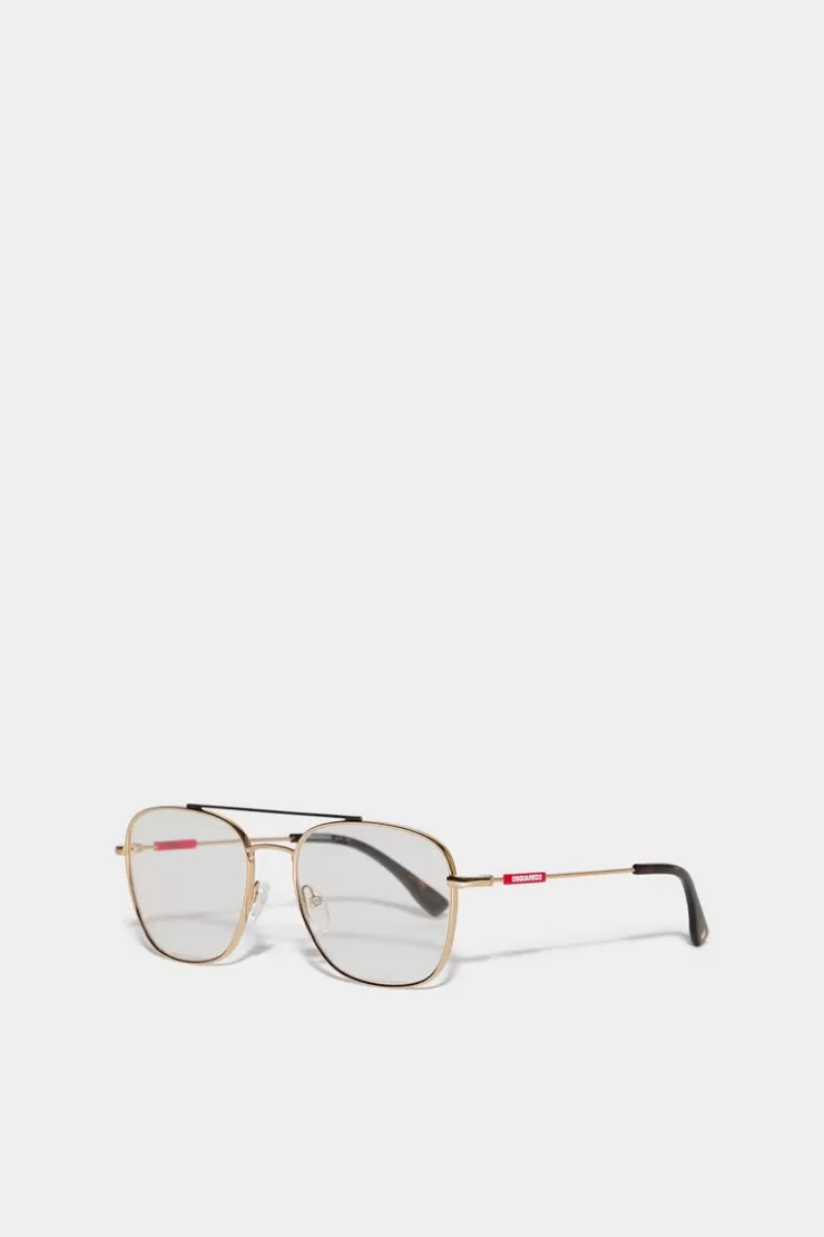 Dsquared2 Dynamic Gold Optical Glasses>Donna Occhiali