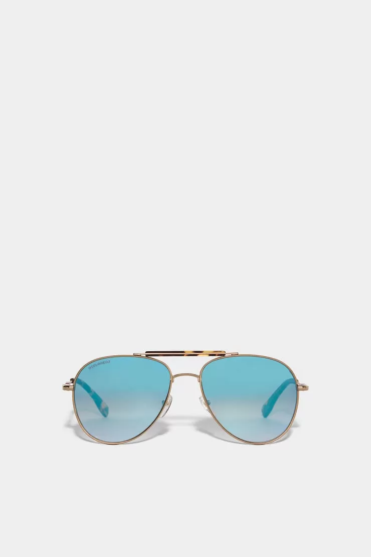 Dsquared2 Dynamic Gold Sunglasses>Uomo Occhiali