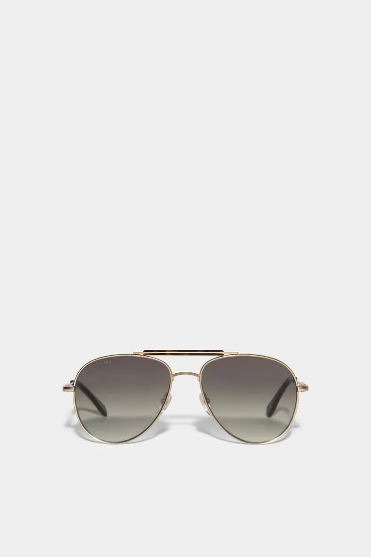 Dsquared2 Dynamic Gold Sunglasses>Donna Occhiali