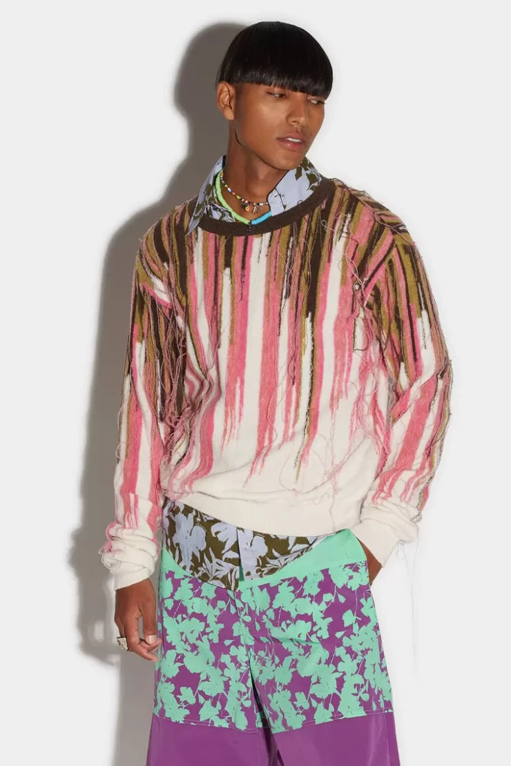 Dsquared2 Floating Yarn Sweater>Uomo Maglieria
