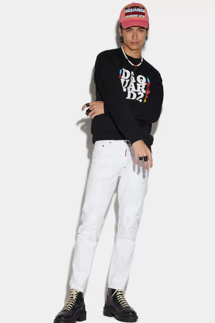 Dsquared2 Garment Dyed Bull Skater Jeans>Uomo Jeans