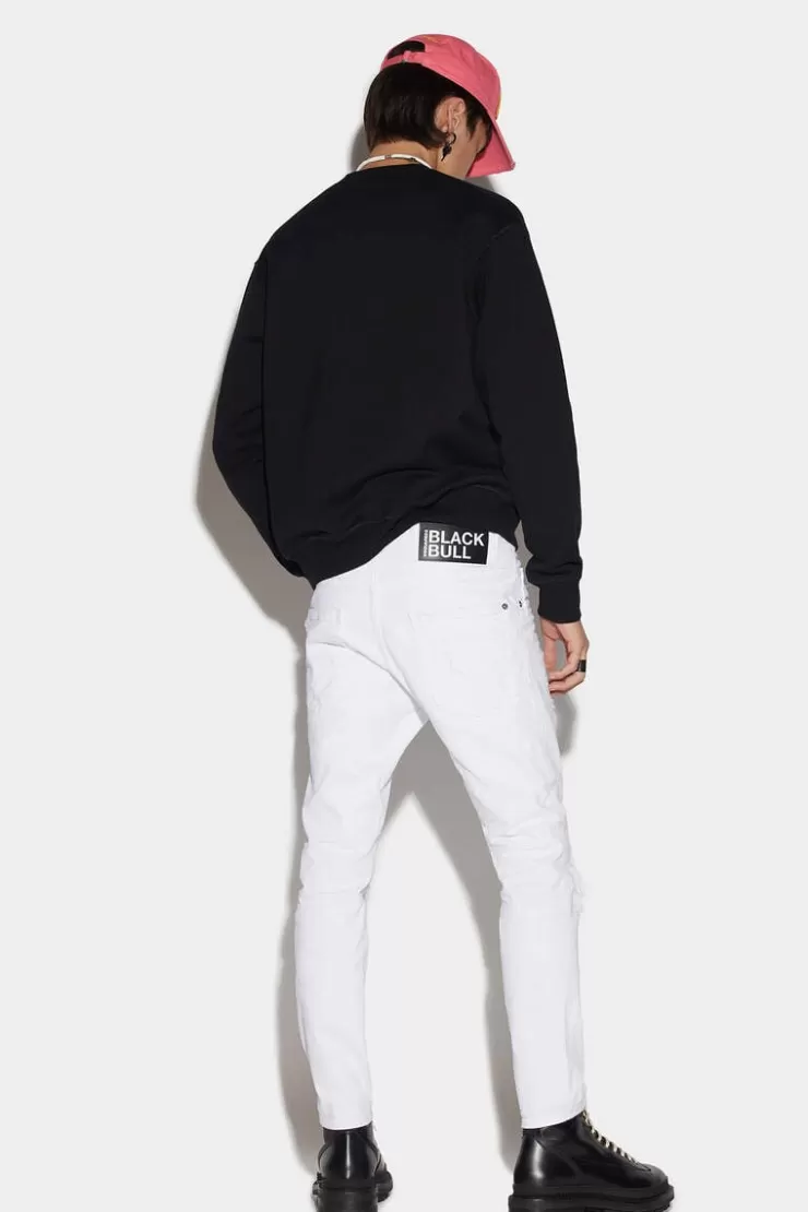 Dsquared2 Garment Dyed Bull Skater Jeans>Uomo Jeans