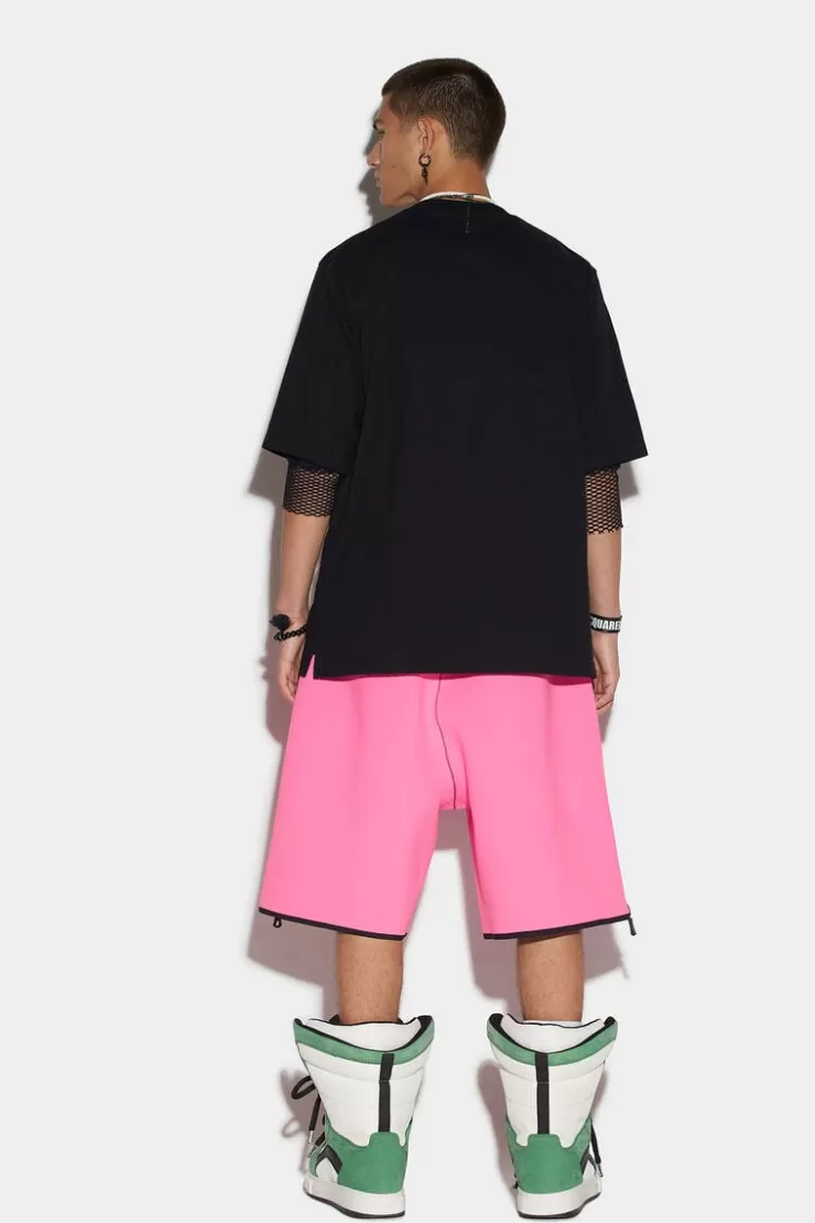 Dsquared2 Goth Scuba Surfer Shorts>Uomo Pantaloni Corti