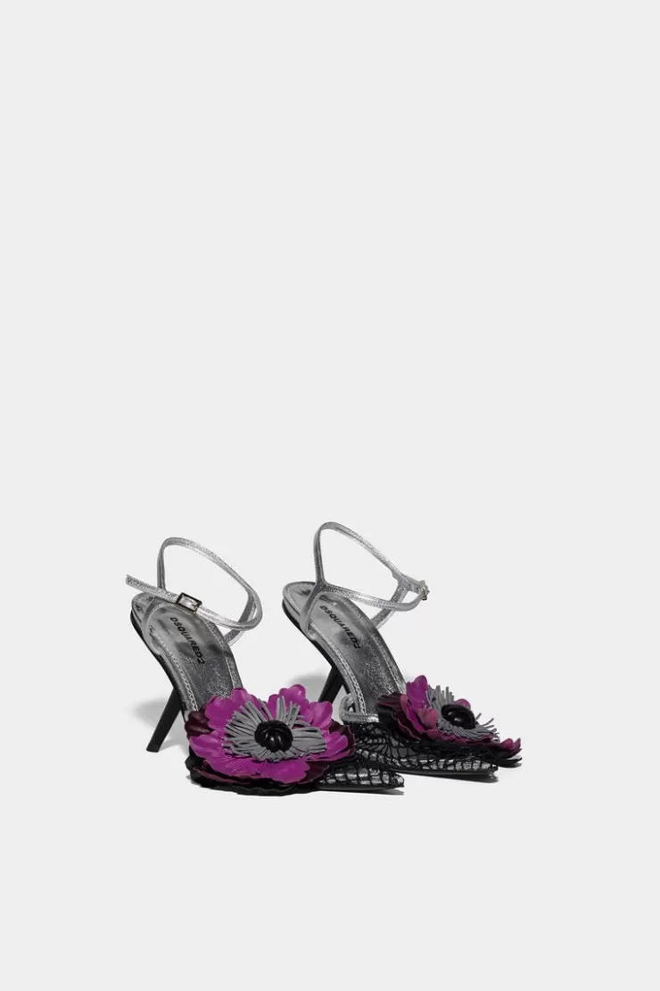 Dsquared2 Gothic Flower Sandals>Donna Sandali