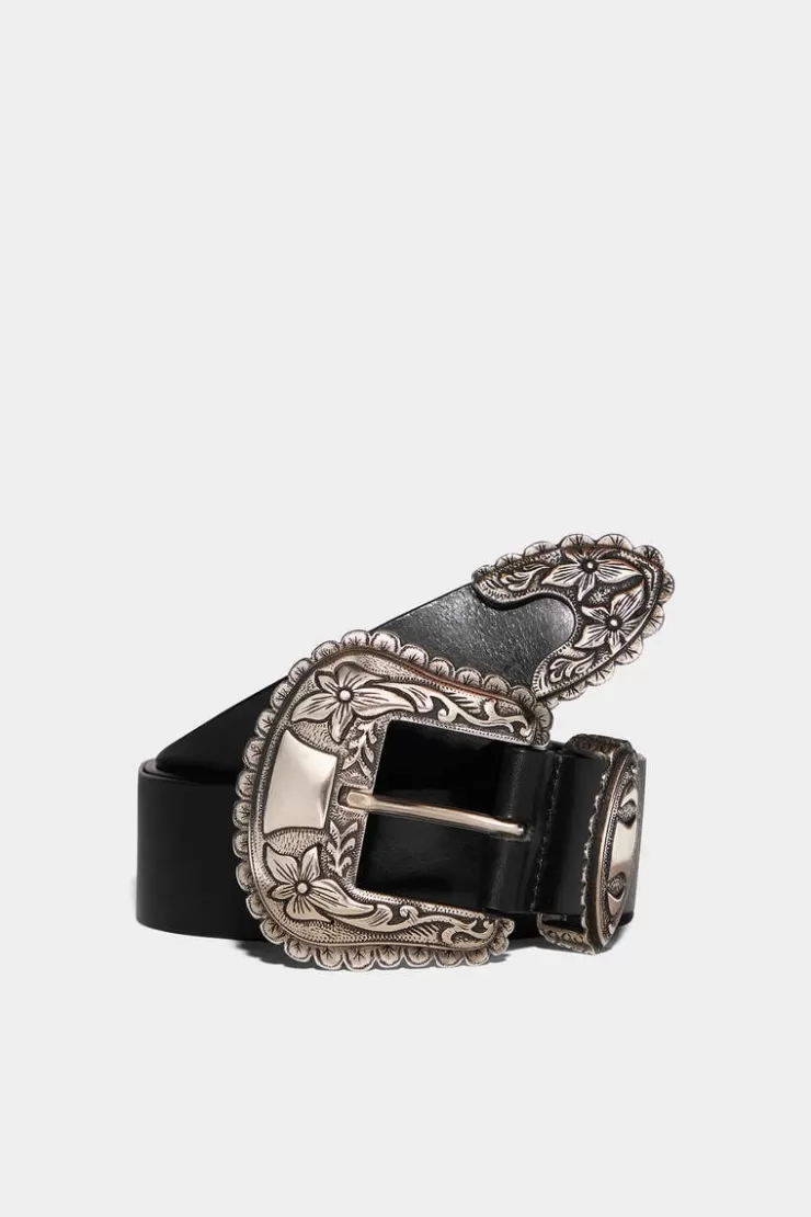Dsquared2 Gothic Grunge Buckle Belt>Uomo Cinture