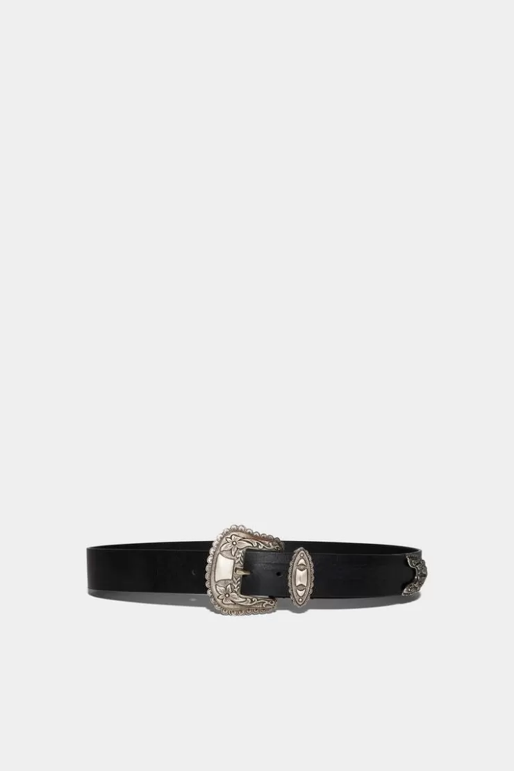 Dsquared2 Gothic Grunge Buckle Belt>Donna Cinture