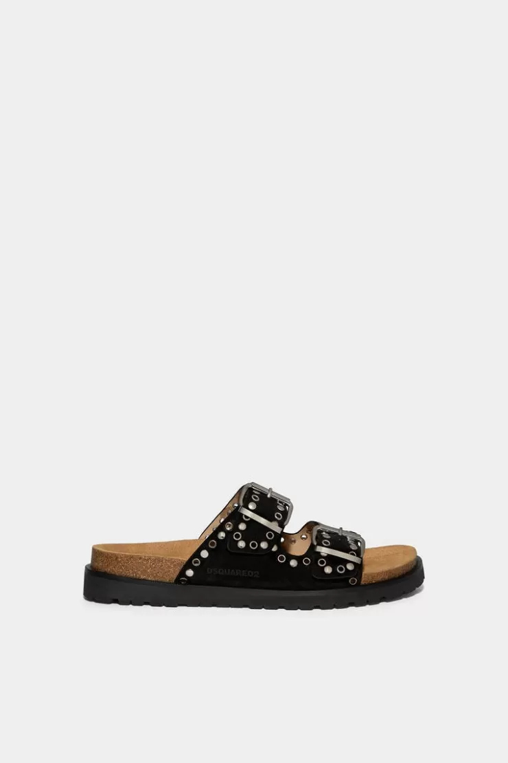 Dsquared2 Gothic Grunge Flat Sandals>Uomo Sandali