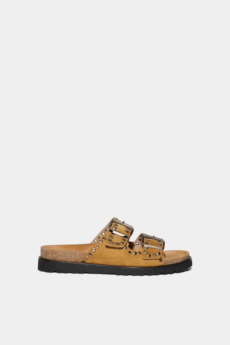 Dsquared2 Gothic Grunge Flat Sandals>Uomo Sandali