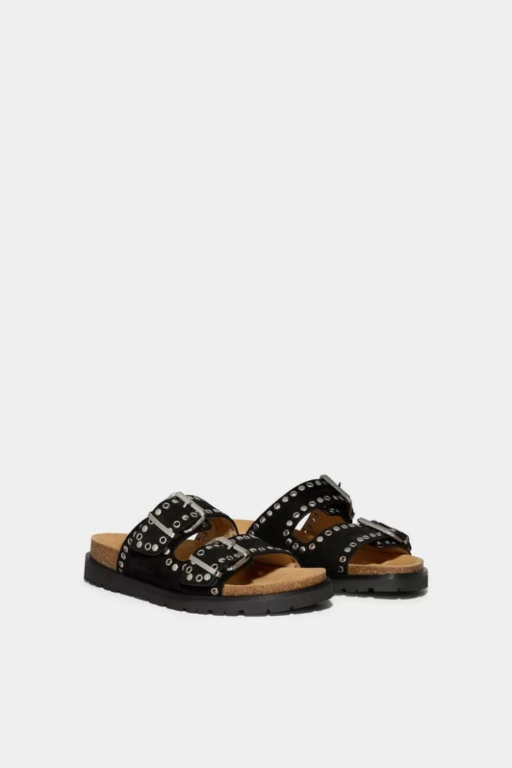 Dsquared2 Gothic Grunge Flat Sandals>Uomo Sandali