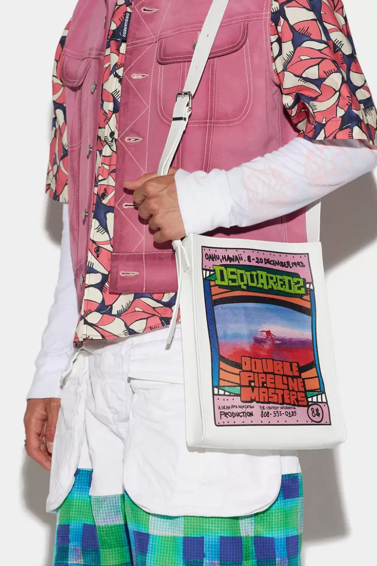 Dsquared2 Hawaii Shoulder Bag>Uomo Borse Shopping