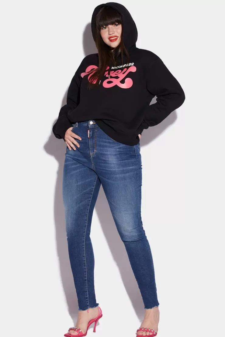 Dsquared2 Honey High Waisted Twiggy Jeans>Donna Jeans