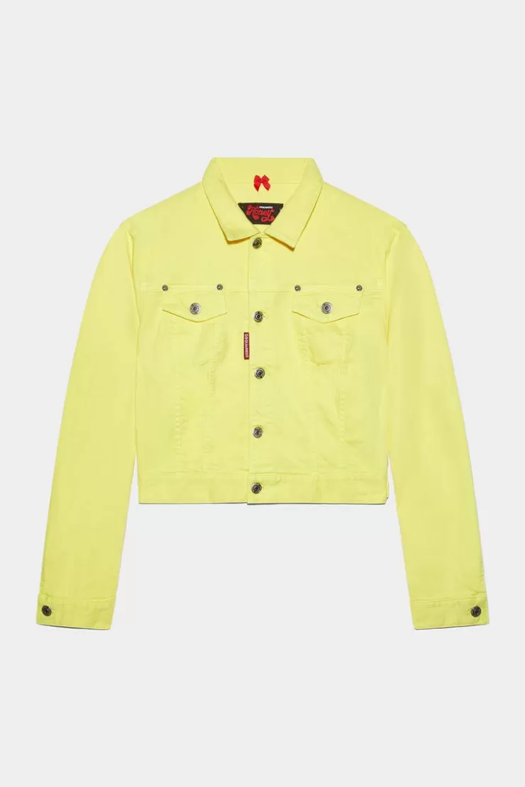 Dsquared2 Honey Twiggy Jean Jacket>Donna Cappotti & Giubbotti