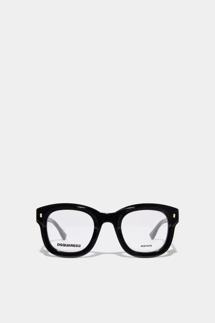 Dsquared2 Hype Black Gold Optical Glasses>Donna Occhiali