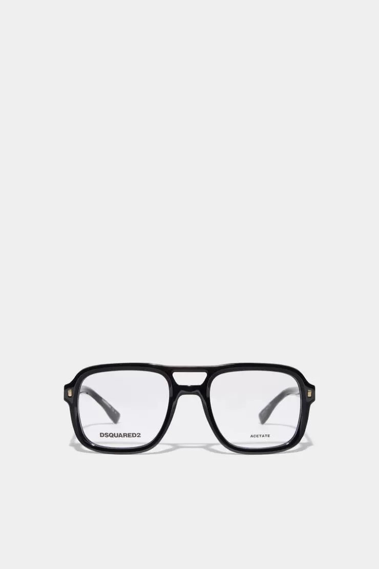 Dsquared2 Hype Black Gold Optical Glasses>Uomo Occhiali