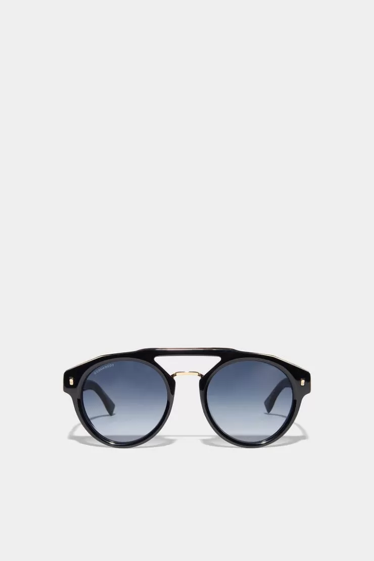 Dsquared2 Hype Black Gold Sunglasses>Donna Occhiali