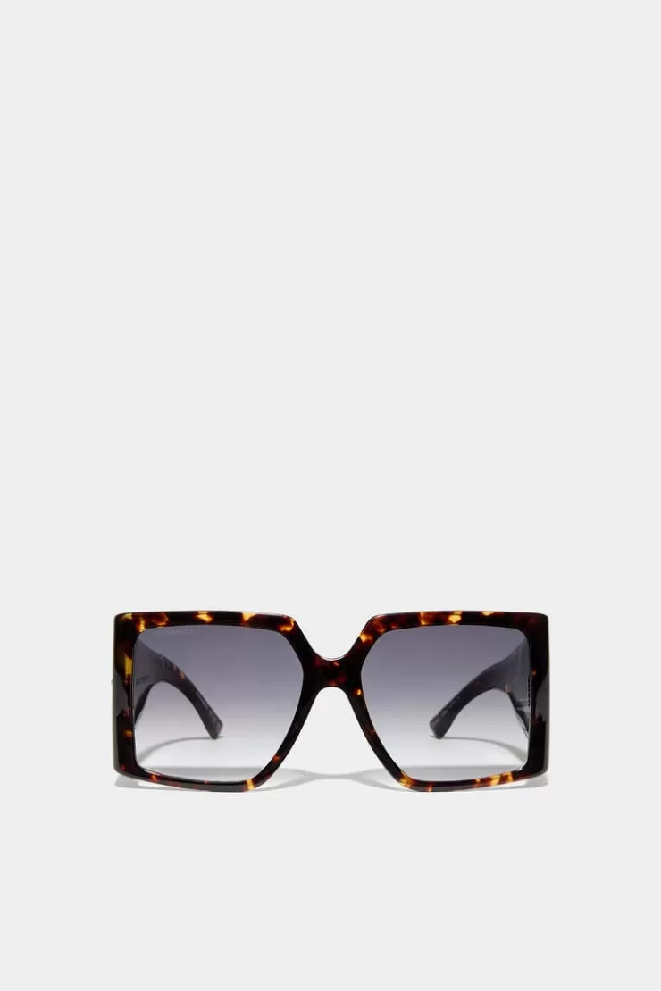 Dsquared2 Hype Brown Havana Sunglasses>Donna Occhiali