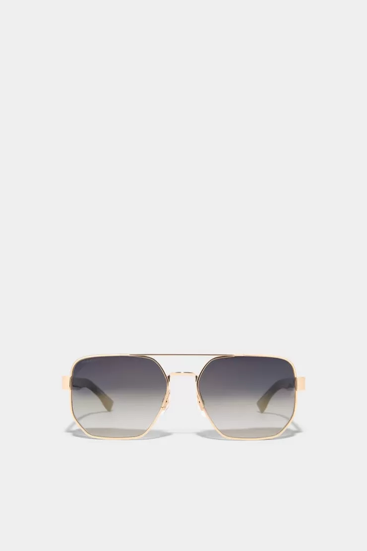 Dsquared2 Hype Gold Black Sunglasses>Donna Occhiali