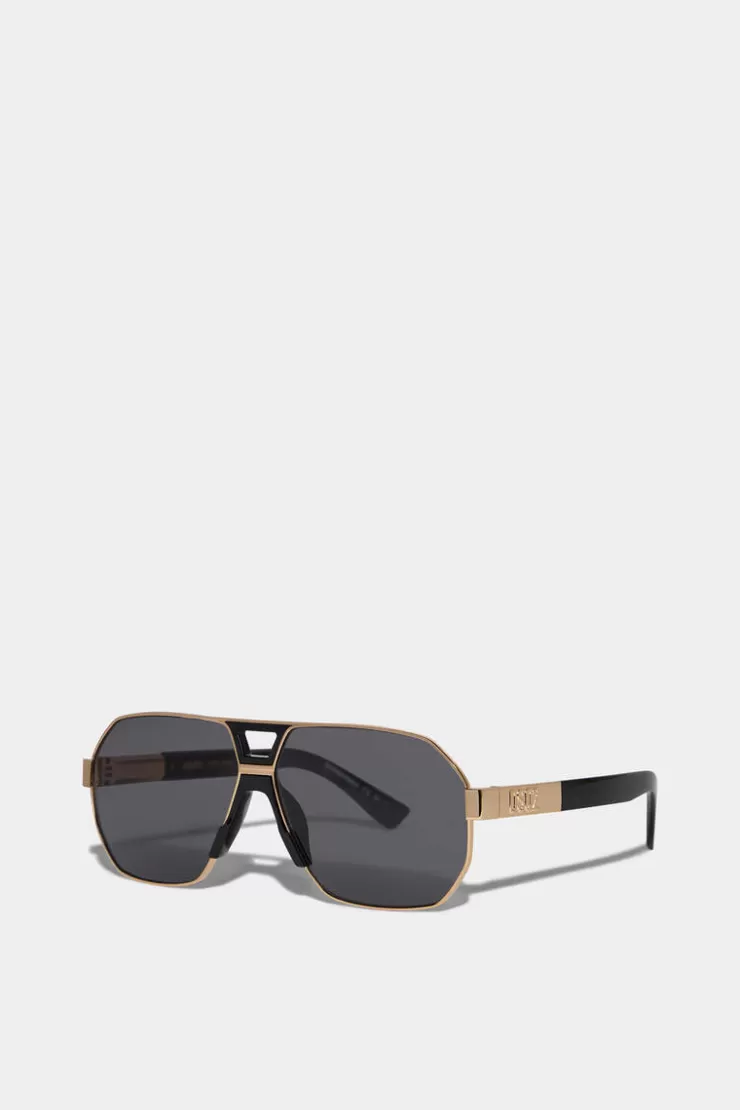 Dsquared2 Hype Gold Sunglasses>Uomo Occhiali