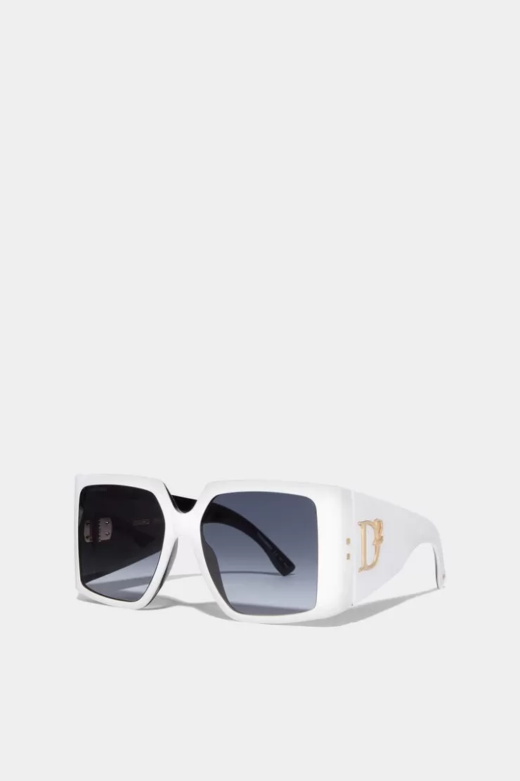 Dsquared2 Hype White Black Sunglasses>Donna Occhiali