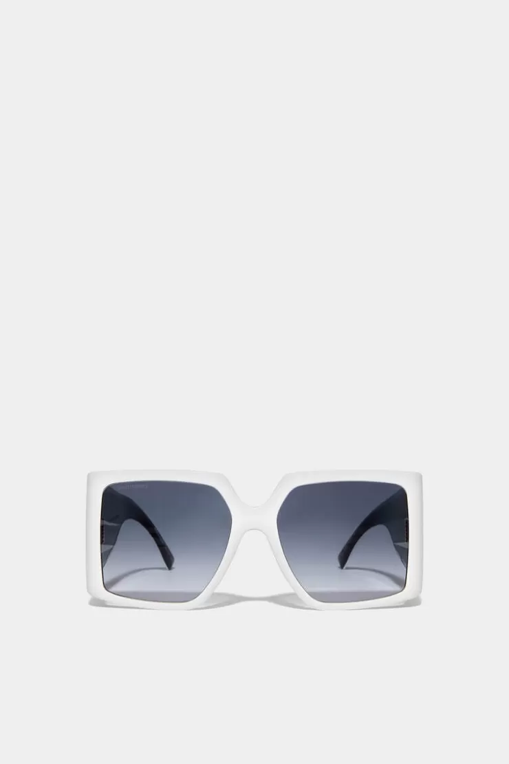 Dsquared2 Hype White Black Sunglasses>Donna Occhiali