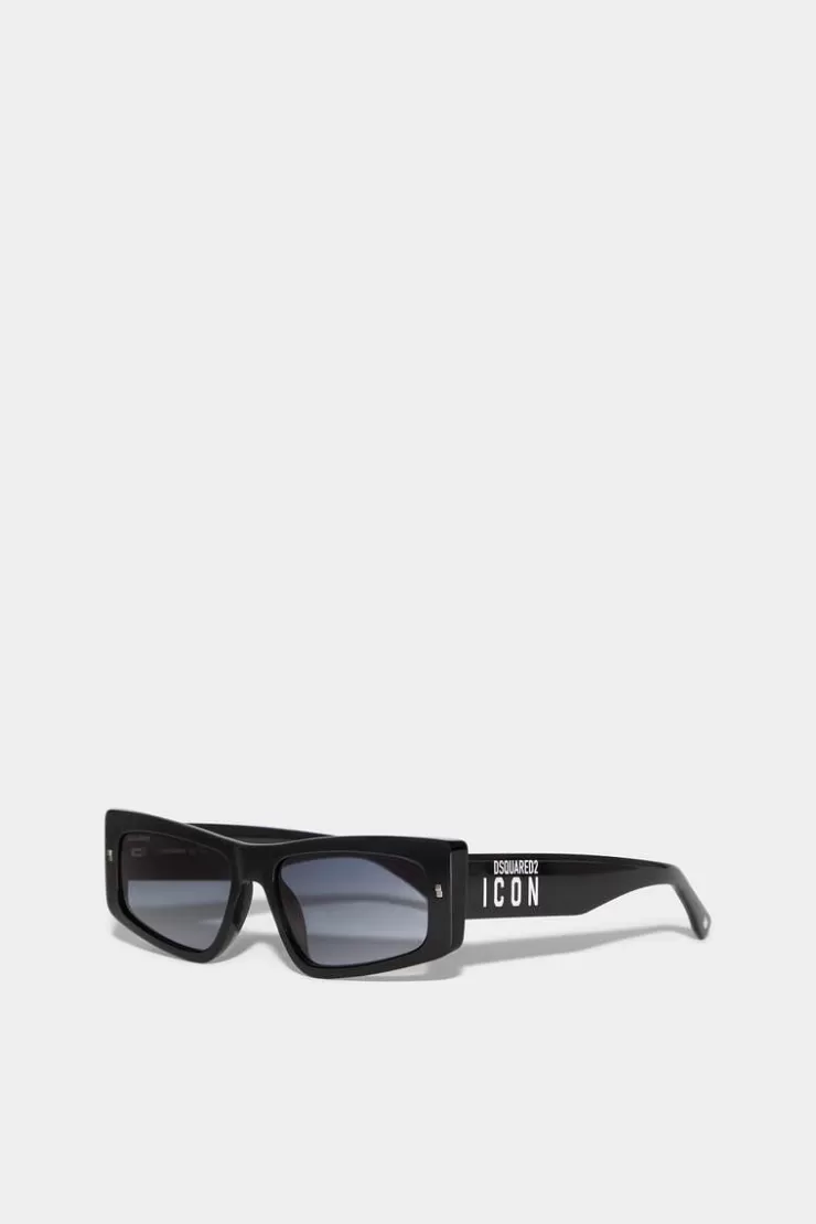 Dsquared2 Icon Black Sunglasses>Donna Occhiali