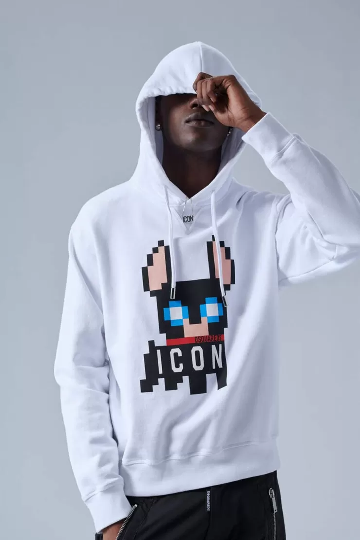 Dsquared2 Icon Cool Hoodie>Uomo Felpe