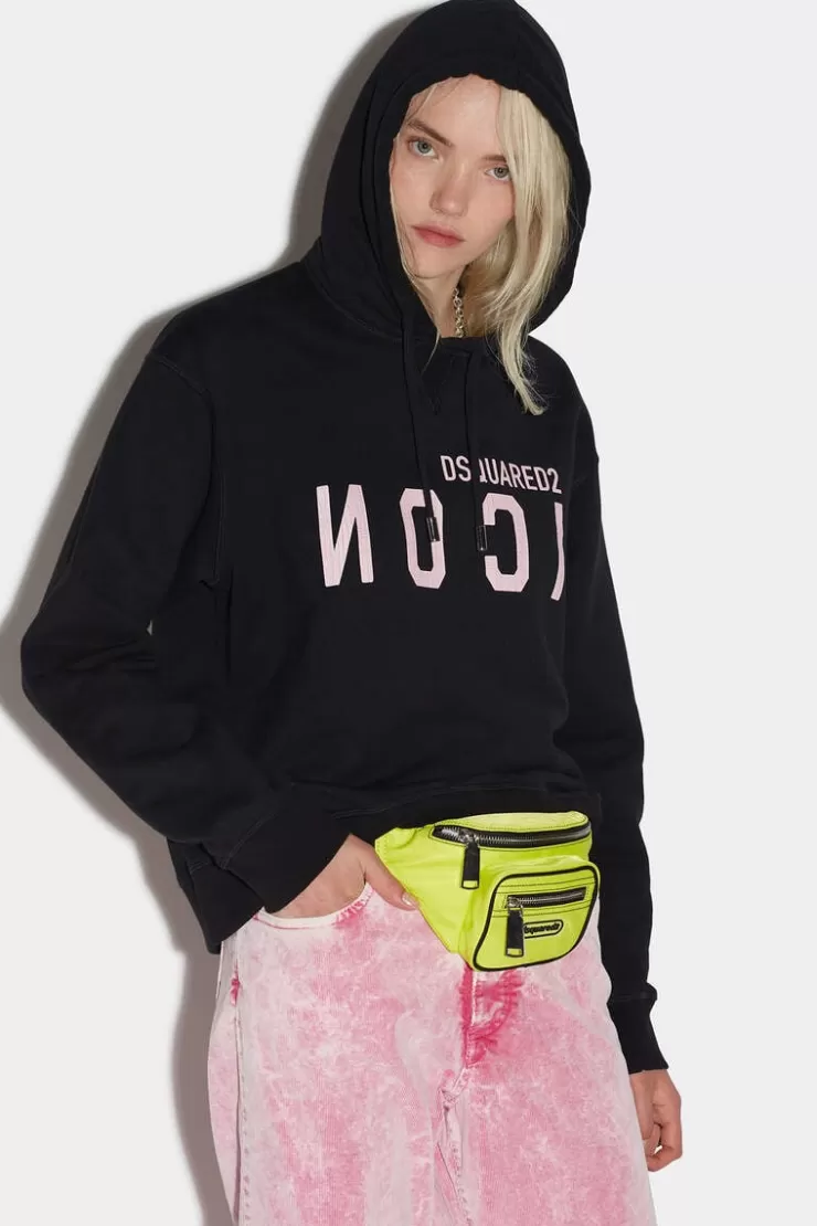 Dsquared2 Icon Cracked Cool Hoodie>Donna Felpe