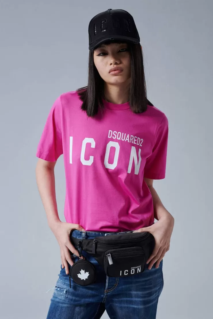 Dsquared2 Icon Forever Easy T-Shirt>Donna Top & T-Shirt