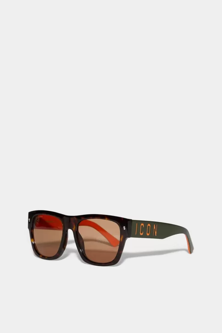 Dsquared2 Icon Havana Sunglasses>Uomo Occhiali