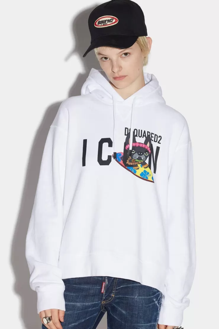 Dsquared2 Icon Hildegard Cool Hoodie>Donna Felpe