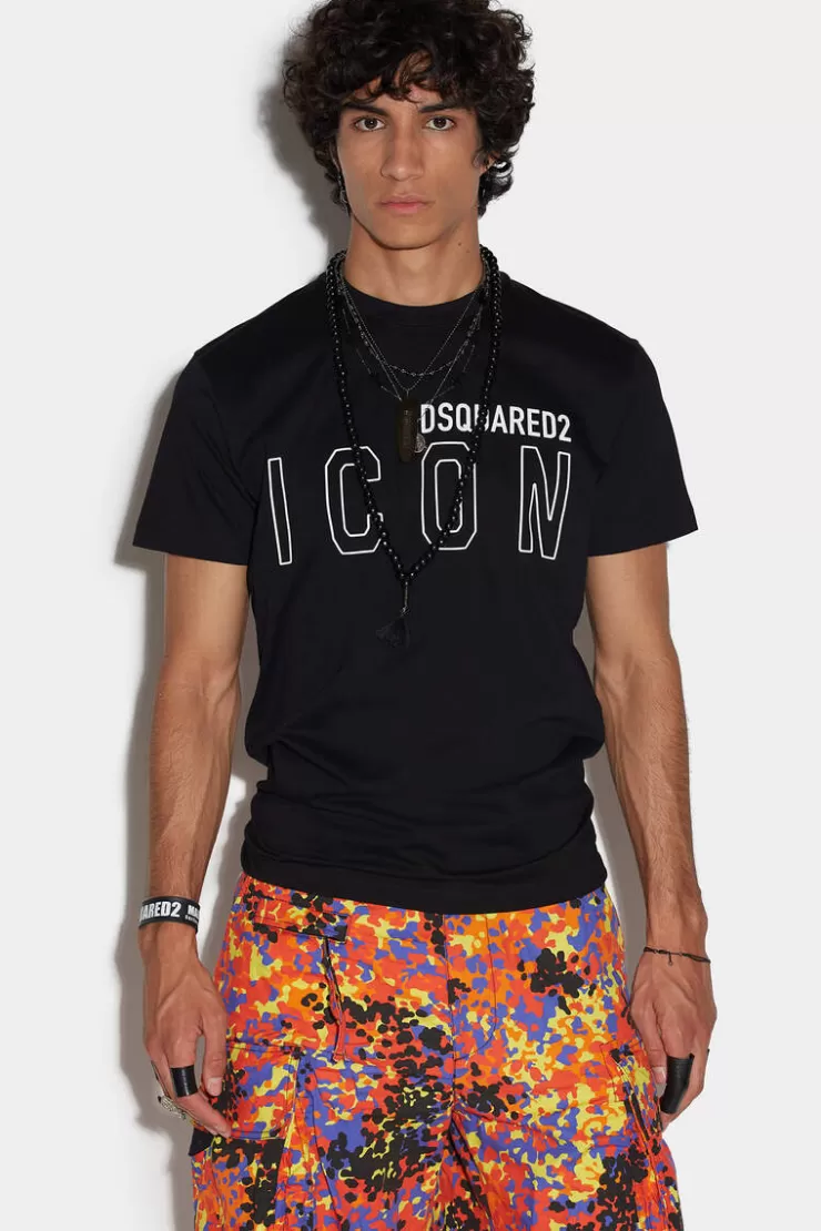 Dsquared2 Icon Outline Cool T-Shirt>Uomo T-Shirt & Polo