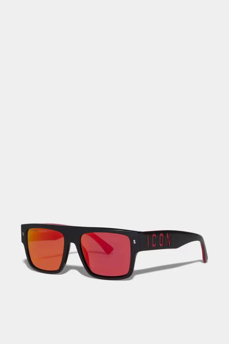 Dsquared2 Icon Red Sunglasses>Donna Occhiali