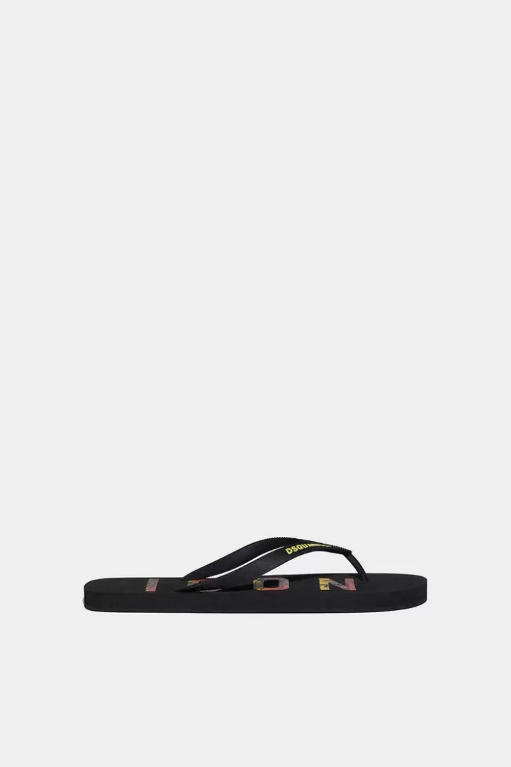 Dsquared2 Icon Sunset Flip Flops>Uomo Slides