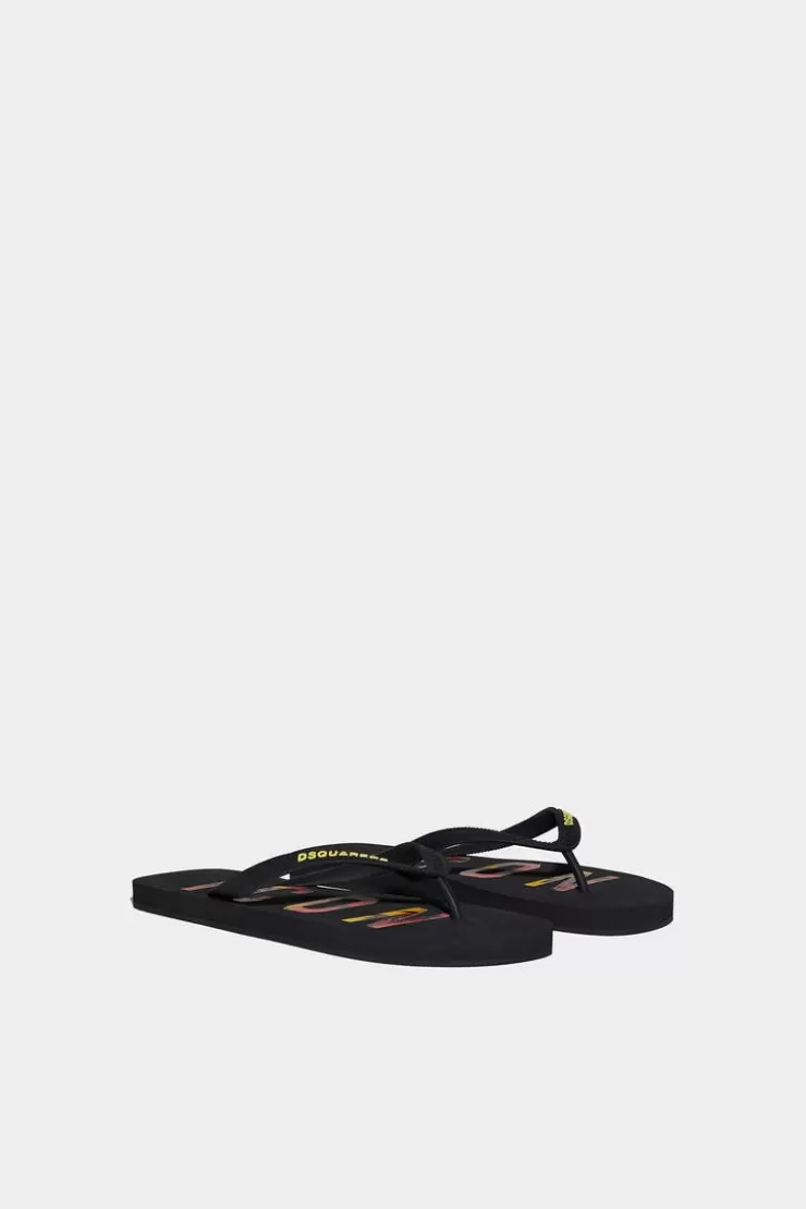 Dsquared2 Icon Sunset Flip Flops>Uomo Slides