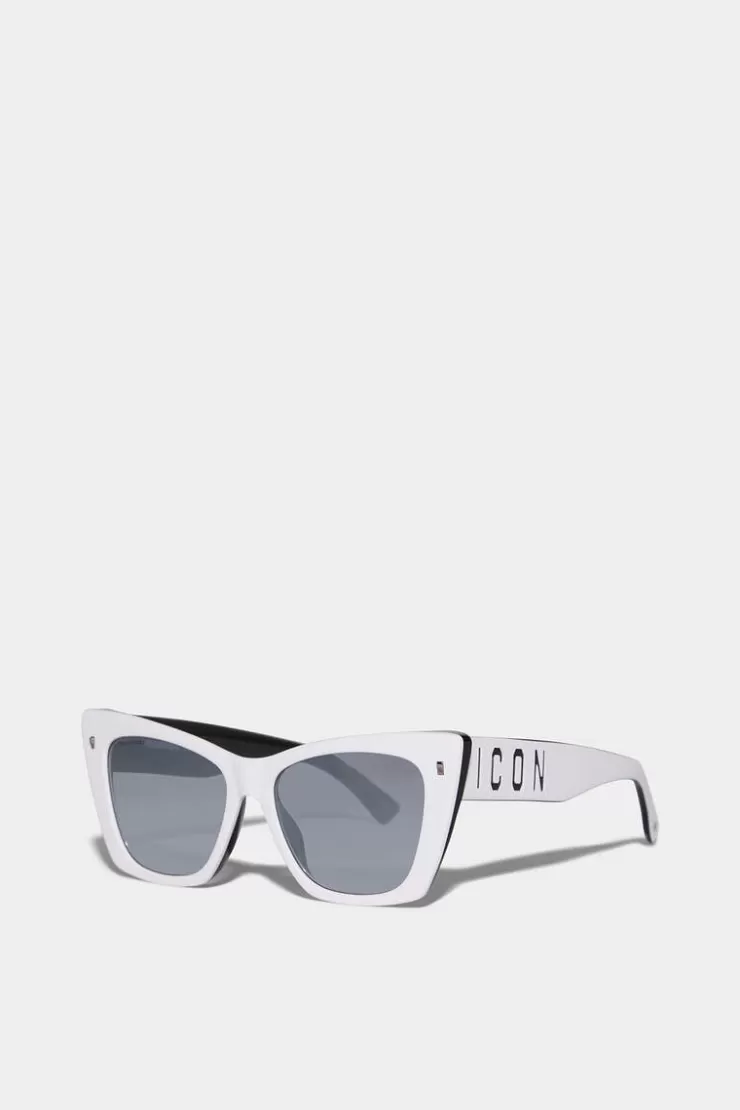 Dsquared2 Icon White Sunglasses>Donna Occhiali